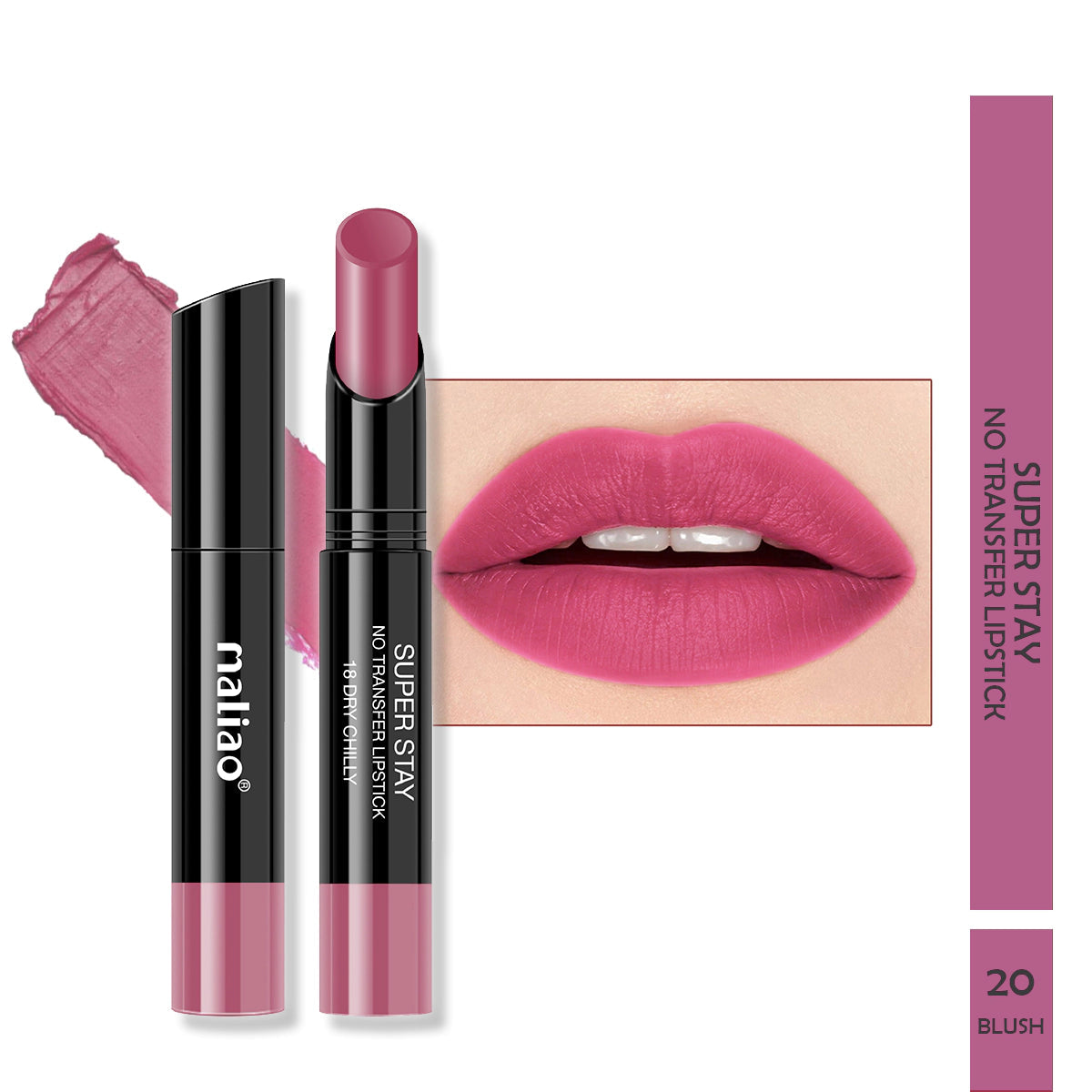 Maliao Super Stay No Transfer Lipstick - Unwavering Elegance Lip